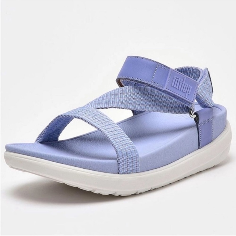 Fitflops Loosh Webbing Z-Strap Wild Lavender Women's Sandals Size 7 - Picture 11 of 11